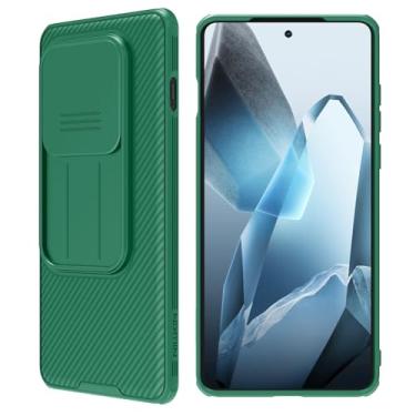 Imagem de Mangix Capa para OnePlus 13 com capa para câmera, capa protetora fina de policarbonato à prova de choque com capa deslizante para câmera, capa atualizada para OnePlus 13 (verde)