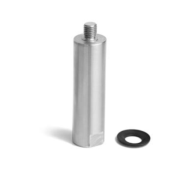 Imagem de BMWOOD Pino de 25 mm para descanso de ferramentas de torno de madeira com comprimento total de 10 cm incluindo linha, rosca M10 x 1,5