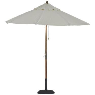 Imagem de Ombrelone Central em Alumínio Para Área, Piscina Trama Original, Bege