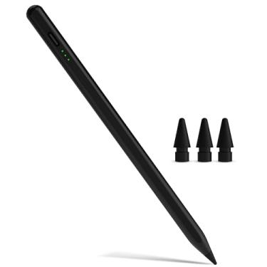 Imagem de Caneta Stylus para iPad 2024-2018, Rejeição de palma para iPad Pencil, Sensibilidade de inclinação, Funciona para iPad Air M2/5-3, iPad Pro M4/13/12,9"/11", iPad 10-6º, iPad Mini 6/5º