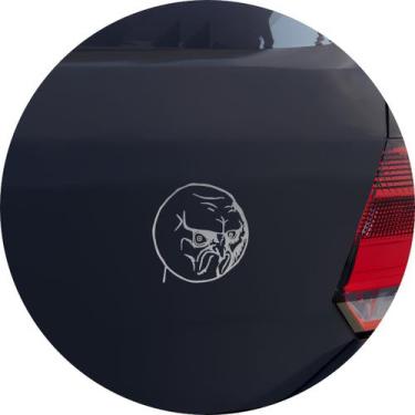 Imagem de Adesivo de Carro Me Gusta Meme - Cor Prata - Melhor Adesivo, Prata