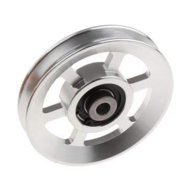 Imagem de Vaveren Polia de rolamento fitness, substituição de roda, equipamento de exercício de baixo ruído, leve, treinamento de força, prático, liga de alumínio, 10.5 Cm