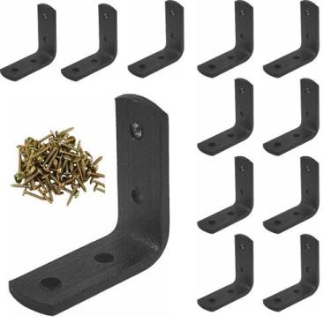 Imagem de Cantoneira L Para Moveis Gavetas 30 X 30 50 Und Parafus - STORE SHARK