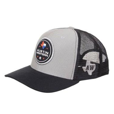 Imagem de Boné com Telinha Cinza Austin Western 37747