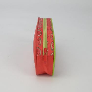 Imagem de Estojo Infantil Magali Luxcel Vermelho com Zíper 22x10x5 cm - Poliéster/PVC