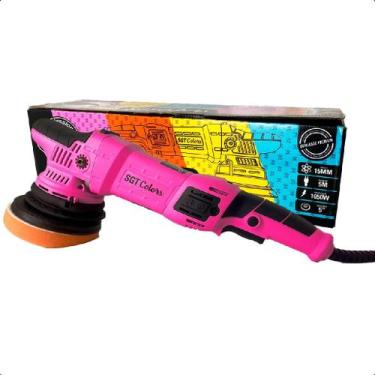 Imagem de Politriz Roto Orbital 15mm SGT 110V Rosa 5500rpm Disco 6" - Sigma Tool