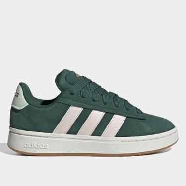 Imagem de Tênis Adidas Grand Court Alpha 00 Feminino, Verde, Branco, 37