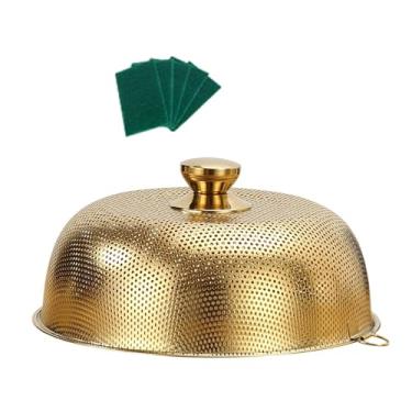 Imagem de SiaBiced Mesh Coberte de alimentos Placa de capa Cober Tenda Dome Screen para churrasco de ao ar livre, 32cm