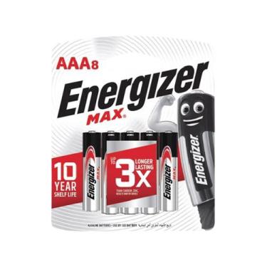 Imagem de Pilha Alcalina Max Aaa Cart 8 Sm-96 Energizer