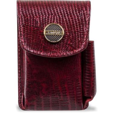 Imagem de Porta Maço em Couro Artlux 438, Vermelho escuro