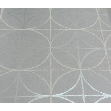 Imagem de Papel de parede importado geométrico cinza- TNT Avalon 119. - Edantex