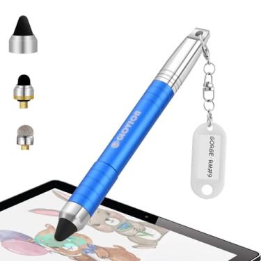Imagem de Caneta Stylus para iPhone, Capacitivo Stylus Lápis com Boné Magnético 2 em 1 Telas Touch Stylist Canetas Compatível com Kindle Fire Android Edição Infantil Tablet Ipad - Azul