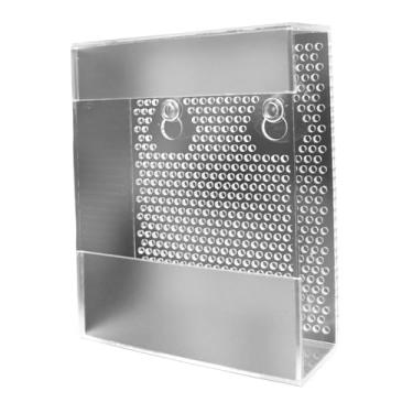 Imagem de Ｂｅｓｇａ Alimentador de répteis de acrílico com ventosas, acessórios para aquário, caixa de alimentação transparente para lagarto, montada na parede, Pequeno