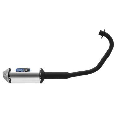Imagem de Escapamento Pro Tork Mini 3 Titan Ks 125 Fan 2000 À 2008 Curva Preta, 