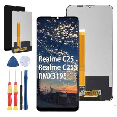 Imagem de Yuxyiony Nova tela de substituição para Oppo Realme C25 / Realme C25S RMX3195 tela de reparo de tela LCD e acessórios de ferramenta de substituição