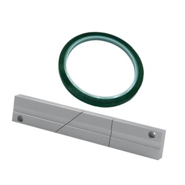 Imagem de Generic Conjunto de blocos de emenda de fita de 1/4" e 10" para gravador, peças multiuso, leve, fita de rolo aberto de alumínio para uso doméstico, Type a