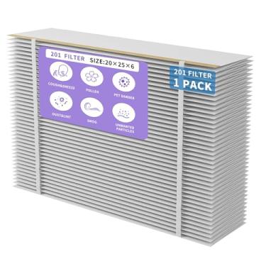Imagem de Filtro de substituição MERV 10 201 compatível com purificadores de ar para casa inteira Aprilaire 2250, 2200, Space Gard 2200 e Lennox PMAC-20C (Lennox X0445), MERV-10 de substituição de filtro de ar