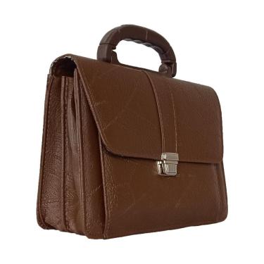 Imagem de Pasta Bolsa Ccb Capanga Ap Costurado Marrom 2 R1808