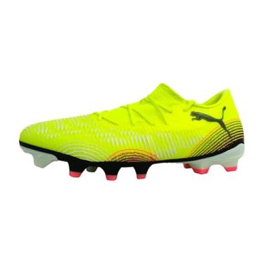 Imagem de PUMA Chuteira de futebol unissex Future 8 Match Low Fg/Ag, Yellow Alert Puma Black Sun Struck, 40 EU