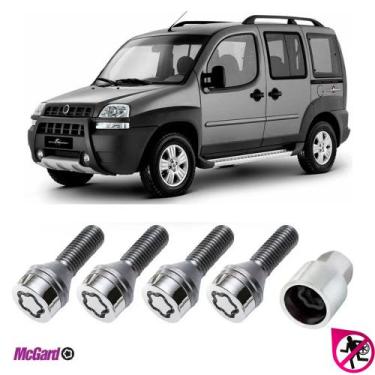 Imagem de Kit Parafuso Antifurto Roda Fiat Doblo 2012 a 2021 Original - MCGARD