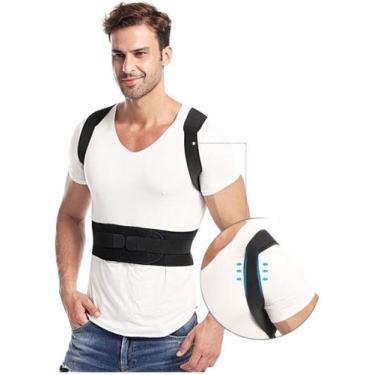 Imagem de Corretor De Postura Coluna Lombar Reforçada Cinta Magnético GG - MB FI