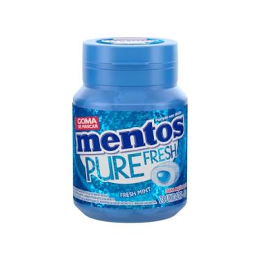 Imagem de Gomas de Mascar, Mentos, Pure Fresh Mint, Sem Açúcar, Sabor de Menta - 56g | 28 Unidades