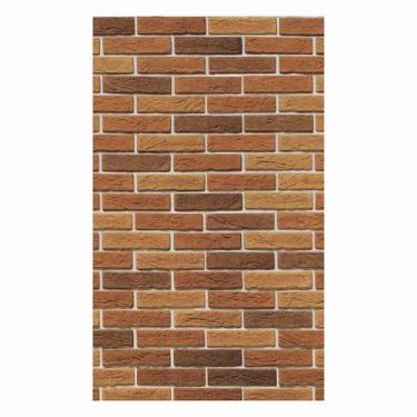 Imagem de Papel de Parede Decorativo Tijolinho - Cromo Sign