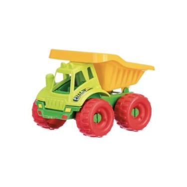 Imagem de Brinquedo para Montar Caminhao Cacamba C/BALDE+8BLOC - GULLIVER