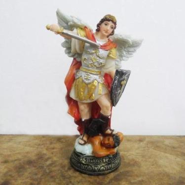 Imagem de Imagem De Resina Anjo São Miguel Arcanjo - 15 Cm - Lojinha Uai