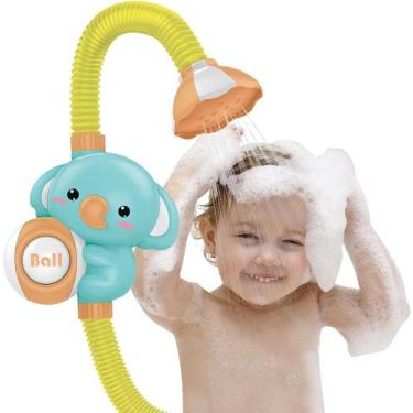 Imagem de Brinquedo de banho Elephant Shower Head para crianças com mais de 6 m 