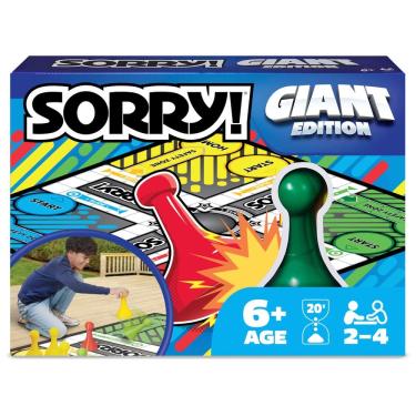 Imagem de Giant Sorry, clássico jogo de tabuleiro familiar, Spin Master Games