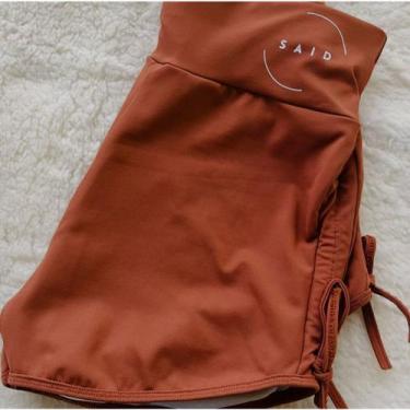 Imagem de Short Cordinha de Regulagem  Feminino Academia Poliamida Fitness Corri