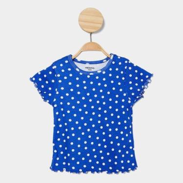 Imagem de Blusa Infantil Hering Casual Menina, Azul, 10A