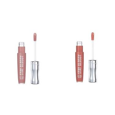 Imagem de Pacote de brilho labial Rimmel Stay Glossy 130 Blushing Belgraves e 13
