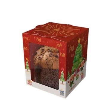 Imagem de Ideia Embalagens, Caixa Mini Panetone e Doces Conto de Natal 5625 - Pct 10 und