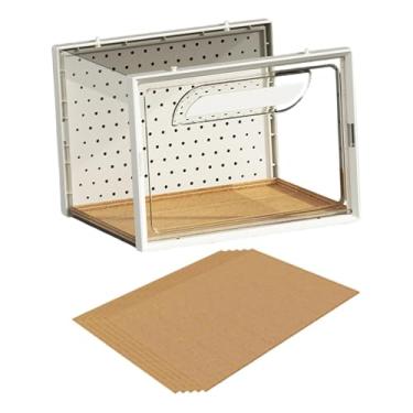 Imagem de IEUDNS Terrário para répteis, gaiola para habitat animal, caixa de criação para hamsters, Pequeno