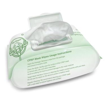 Imagem de Toalhetes de máscara CPAP FNKTQL 160 unidades de limpeza sem perfume