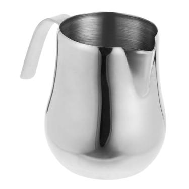 Imagem de Ergonomic Handle Milk Steaming Pitcher Stainless Brewing Kettle for Latte