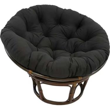 Imagem de Cadeira Papasan, Assento Papasan Espesso, Substituição De Cadeira Redonda De 40-160 Cm, Almofada De Balanço Suspensa Com Amarras Antiderrapantes, B, 70 * 70cm