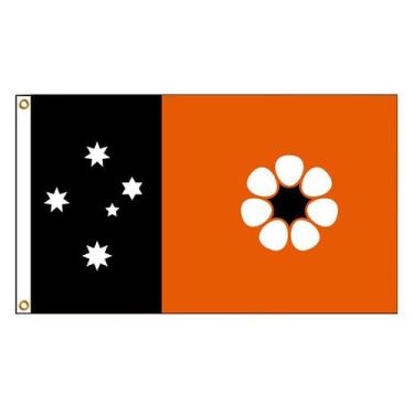 Imagem de Bandeira Papua Nova Guiné 90x150 cm 100% poliéster - Yiweisai