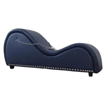 Imagem de Poltrona Azul Marinho Divã para Massagem Tapeçaria Parrilha