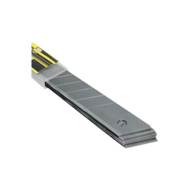 Imagem de Kit Jogo Laminas De Reposição Para Estiletes Largos 8ro E 6mc 18mm Caixa Com 10 Peças Profissional