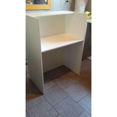 Imagem de Balcão Reto Atendimento / Recepção / Caixa / Vallet Em Mdf - INFINITIL