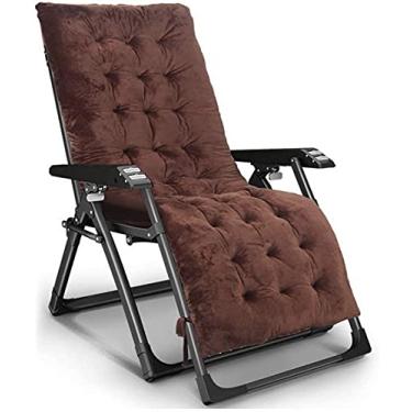 Imagem de Poltrona reclinável dobrável, resistente, dobrável, gravidade zero, cadeiras reclináveis, à prova d'água, espreguiçadeiras, espreguiçadeiras, decks, metal, para jardim ou escritório