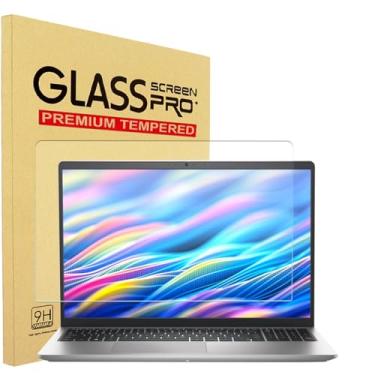 Imagem de YINOVEEN Protetor de tela de vidro temperado de 15,6 polegadas para laptop Dell 15 DC15250/DC15255 de 15,6 polegadas, 9H, protetor de tela de vidro temperado