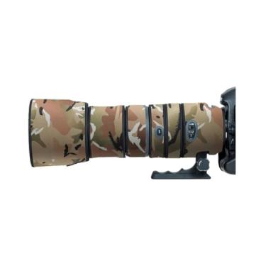 Imagem de COMEOXO Capa de lente para Sigma 150-500 mm F/5-6.3 DG OS HSM camuflagem capa de proteção de lente de câmera (cor #MC camuflagem - à prova d'água) capa de chuva