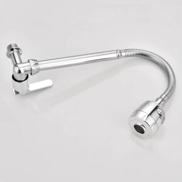 Imagem de Torneira Gourmet Flexível para Cozinha – Bica Móvel, 1/4 de Volta, Acabamento Cromado, Instalação em Bancada ou Parede – Genérico