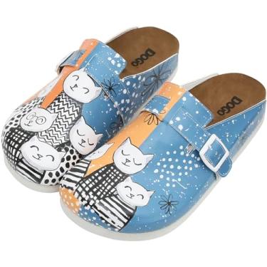 Imagem de DOGO Tamancos femininos – Couro vegano e feito à mão, Retrato de família, 34