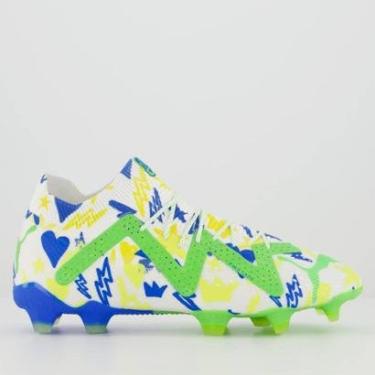 Imagem de Chuteira Puma Future Ultimate Neymar NJr FG/AG Campo Branca-Masculino