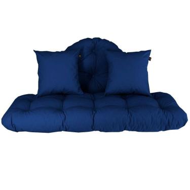 Imagem de Almofadas Impermeável Cadeira De Balanço Suspenso Ninho Azul Marinho Dohler